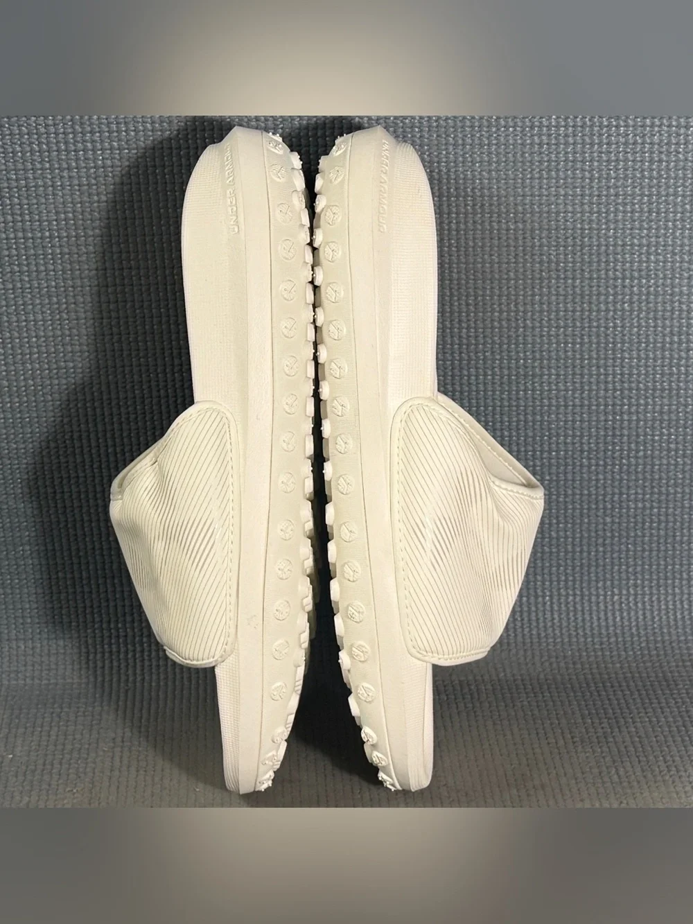 Under Armour Men’s UA FT Sway Slide 'Ivory Fog' Sandals Size 12